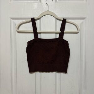 Kendall & Kylie Brown Tank Top